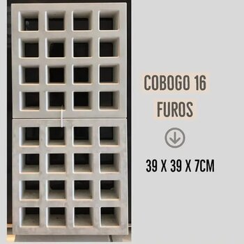 COBOGO 16 FUROS RETO 39X39X7 DENILSON