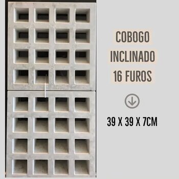 COBOGO 16 FUROS INCLINADO 39X39X7 DENILSON