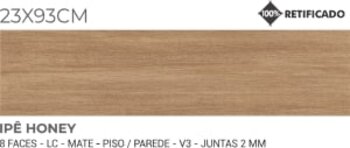 PROMOCAO - PISO TERRACOTAGRES IPE HONEY 23X93